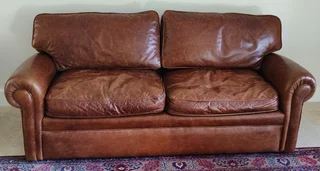 Leather couch