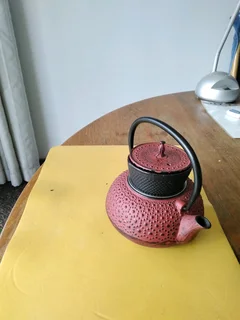 Cast iron teapot