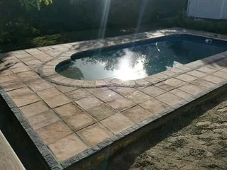 Pool paving, walkway and Parking&#39;s paving