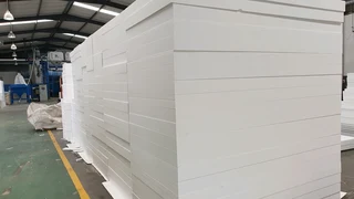 Polystyrene sheeting, blocks etc