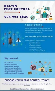 Pest control  services