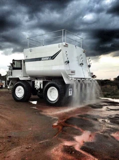 Rebuilt 2008 Terex TR60 watertanker.