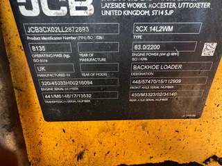 2020 JCB 3cX 4x4