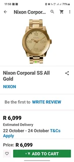 Black Friday deal. Brand new Nixon Corporal SS watches
