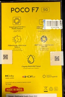 New Xiaomi Poco F7 512 gb sealed Cyber Silver limited edition