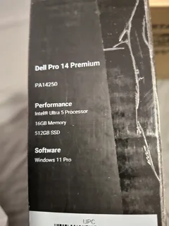 Brand new Dell Pro Premium Ultra 5 236v Al copilot laptop sealed