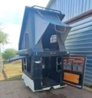 Used Alu-Cab Camper on Land Cruiser Bin