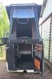 Used Alu-Cab Camper on Land Cruiser Bin