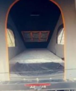 Used Alu-Cab Camper on Land Cruiser Bin