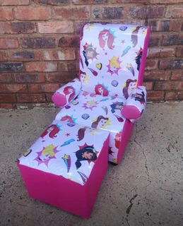 Kids couch and ottoman combo made by order only