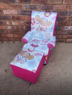 Kids couch and ottoman combo made by order only