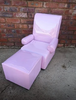 Kids couch and ottoman combo made by order only