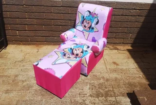 Kids couch and ottoman combo made by order only