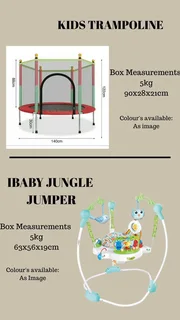 Kids trampoline & baby jumpers on order