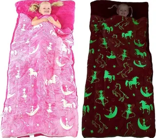 Kids glow in the dark sleeping bags for sale