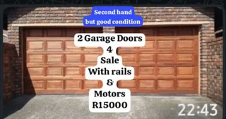 Second hand garage doors for sale in Lenasia