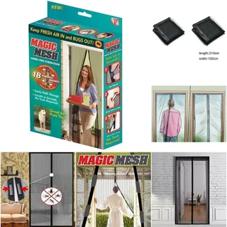 Magic Mesh Hands Free magnetic Screen Door