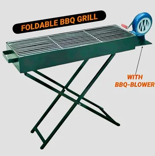 Foldable BBQ grill with BBQ blower for sale new stocks