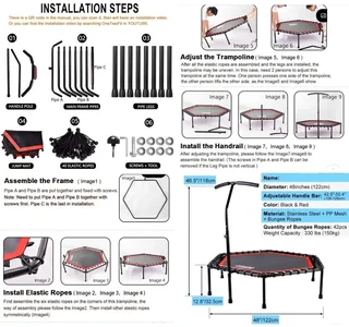 Adult Trampoline/rebounders for sale