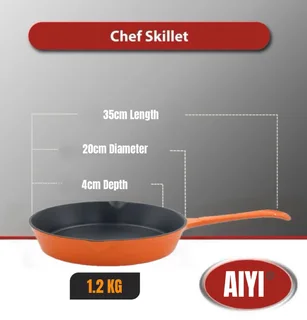 Cast iron chef skillets for sale