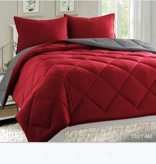 Queen Size Reversible Comforter Sets - Linen