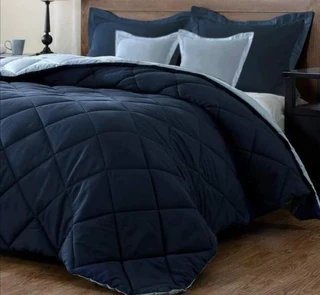 Queen Size Reversible Comforter Sets - Linen