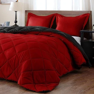 Queen Size Reversible Comforter Sets - Linen