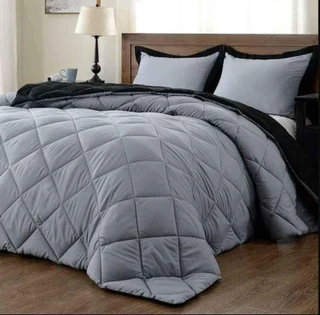Queen Size Reversible Comforter Sets - Linen