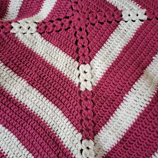 Hand knitted and crochet baby blankets and clothing