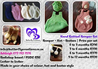 Hand knitted and crochet baby blankets and clothing