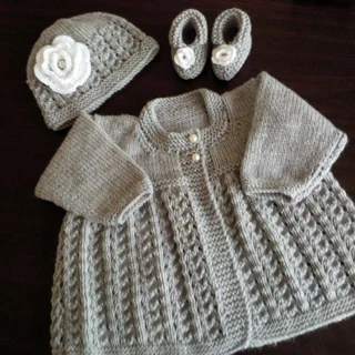 Hand knitted and crochet baby blankets and clothing