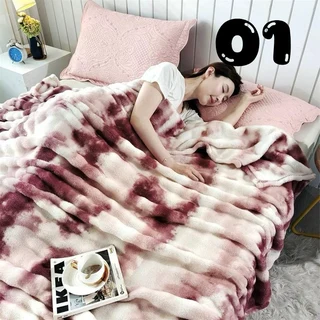 Tie Dye/Patchy Style Queen Throws/Blankets