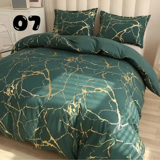 Marbled Queen Size Comforter Set, 5 Piece