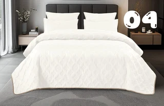 Queen size, embossed quilt sets