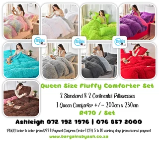 Comforters, quilts, sheets, blankets, throws, rugs, carpets....