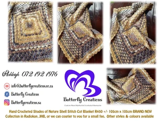 Hand knitted and crocheted baby clothing and blankets and more
