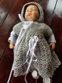 Hand knitted and crocheted baby wear and blankets