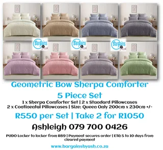 Various blankets, and comforters and quilts