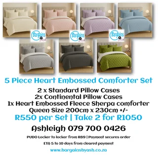 Various blankets, and comforters and quilts