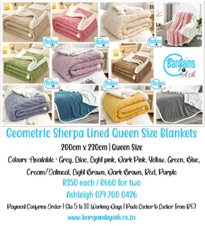 Various blankets, and comforters and quilts