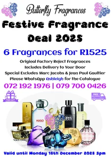 Affordable designer fragrances, on special, spoil yourself and loved ones