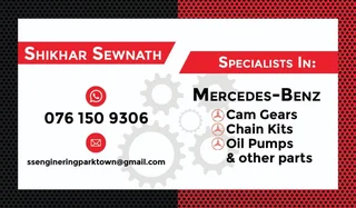 Reconditioning of Mercedes Benz Cam gears for 271 kompressor and cgi