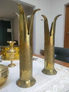 34 pieces of genuine antique brass