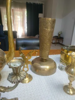34 pieces of genuine antique brass