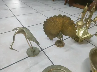Antique brass decorations