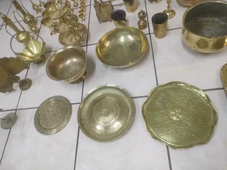 Antique brass decorations