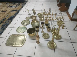Antique brass decorations