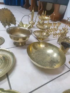 Antique brass decorations