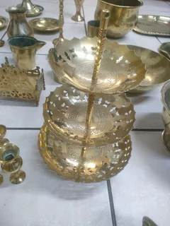 Antique brass decorations