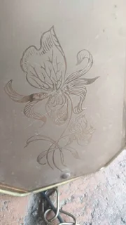 Beautiful glass chandelier